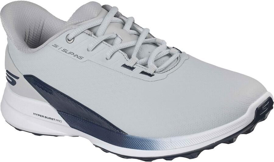 Skechers Pure Slip Ins Heren Grijs Navy Golfschoenen