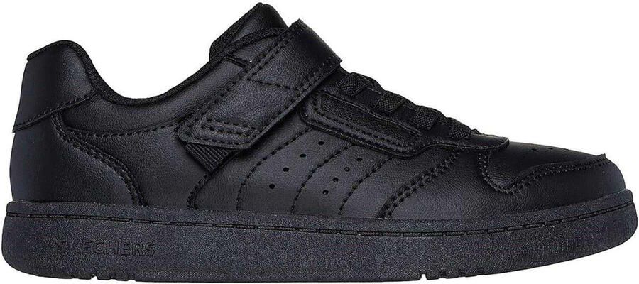 Skechers Q Street leren sportschoenen voor kinderen (Zwart)