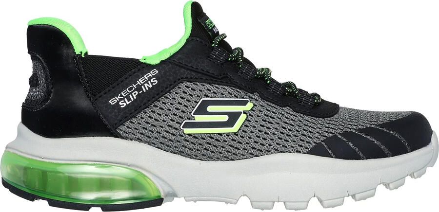 Skechers Razor Air voor kinderen – Hyper-Brisk instapschoenen (Houtskool zwart)