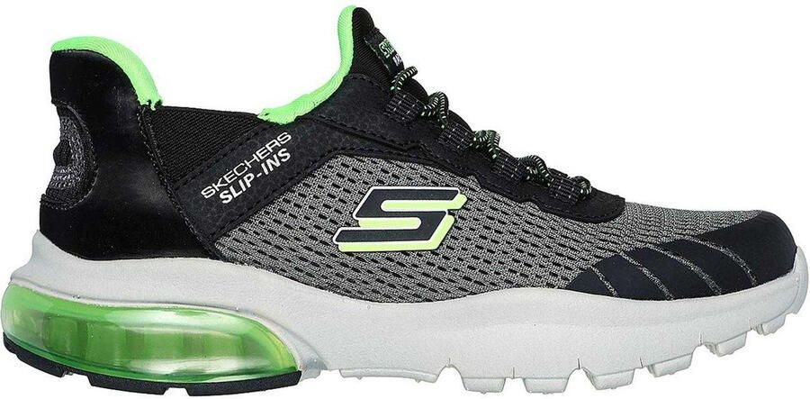 Skechers Razor Air voor kinderen – Hyper-Brisk instapschoenen (Houtskool zwart)