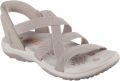 Skechers Reggae Slim Stretch Flex Textiel Dames Sandalen Taupe - Taupe