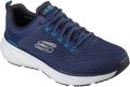 Skechers Relaxed Fit Edgeride Contention Polyester Heren Navy Blauwe Sneakers - Marineblauw