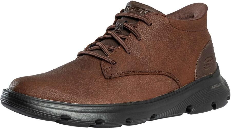 Skechers Relaxte Pasvorm Voetboogondersteuning Garza Ridley Laarzen Bruin