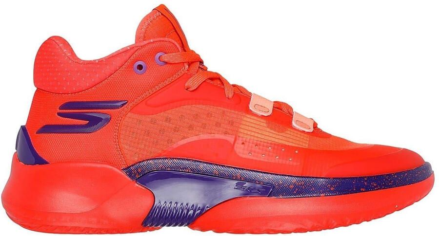 Skechers Resagrip Speckle basketbalschoenen voor heren (Oranje)