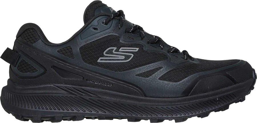 Skechers Ridgestar platte veterschoenen voor heren (Zwart)