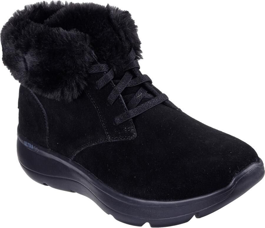Skechers SK144334 ON-THE-GO JOY Suède Dames Zwarte Laarsjes