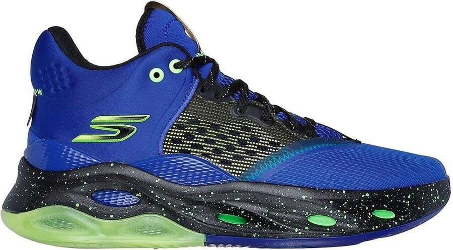 Skechers Skateschoenen van mesh voor heren (Blauw Zwart)