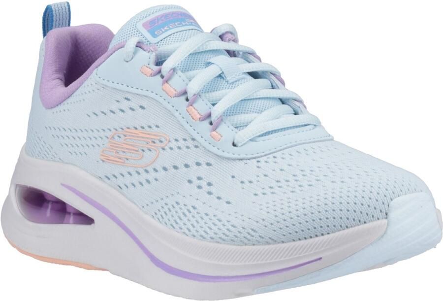 Skechers Skech-Air Meta Aired Out Textiel Dames Lichtblauw Multi Sneakers