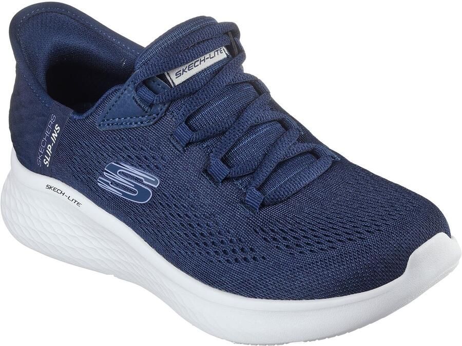 Skechers Skech-Lite Pro Natural Textile Dames Navy Multi Sportschoenen