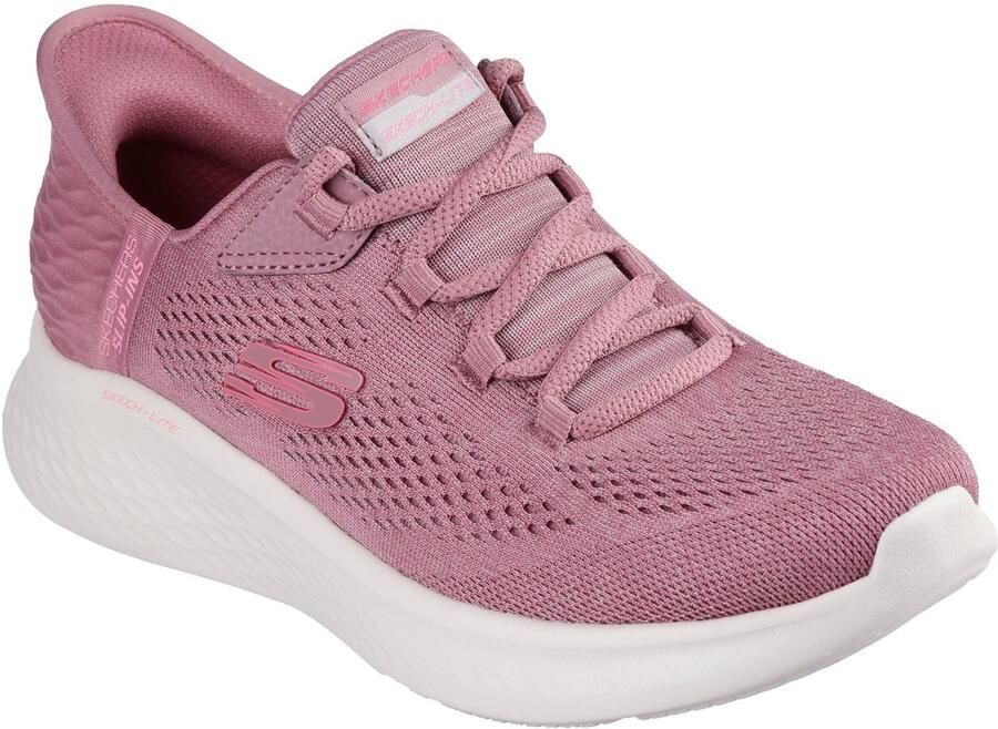 Skechers Skech-Lite Pro Natuurlijke Textiel Vrouwen Donker Mauve Sneakers