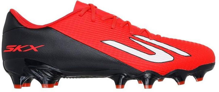 Skechers SKX_2 Academy voetbalschoenen voor heren voor harde ondergrond (Rood Zwart)