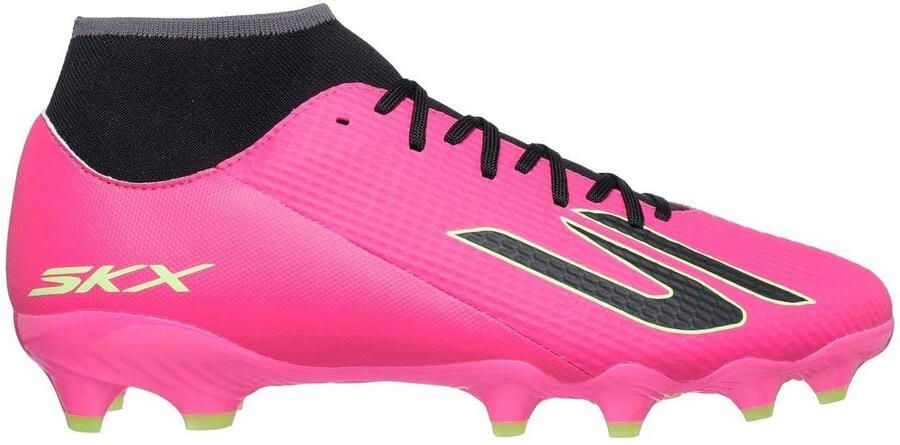 Skechers SKX_2 Academy voetbalschoenen voor heren voor harde ondergrond (Roze Zwart)