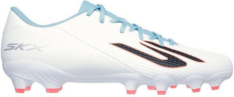 Skechers SKX_2 Academy voetbalschoenen voor heren voor harde ondergrond (Wit blauw)