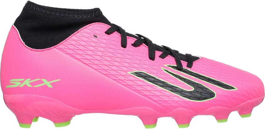 Skechers SKX 2 voetbalschoenen voor kinderen voor harde ondergrond (Roze Zwart)