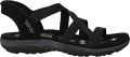 Skechers Slip-Ins Reggae Slim Sandalen Dames - Zwart