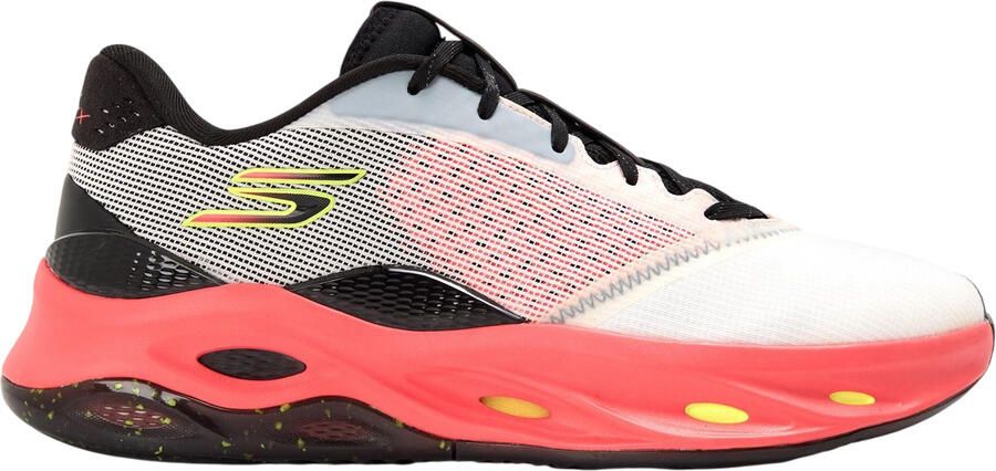 Skechers Stabiele hoge sneakers voor kinderen (Wit oranje)