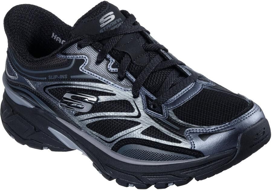 Skechers Stamina Sport Dames Zwarte Sneakers