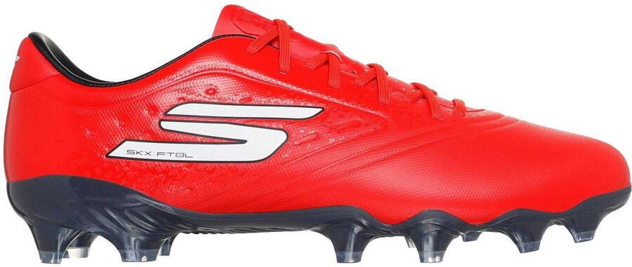 Skechers Stevige voetbalschoenen voor volwassenen (Rood Zwart)