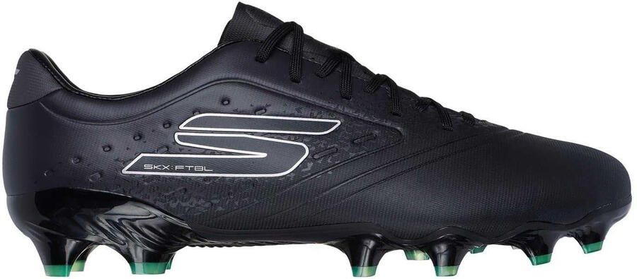 Skechers Stevige voetbalschoenen voor volwassenen (Zwart Zilver)