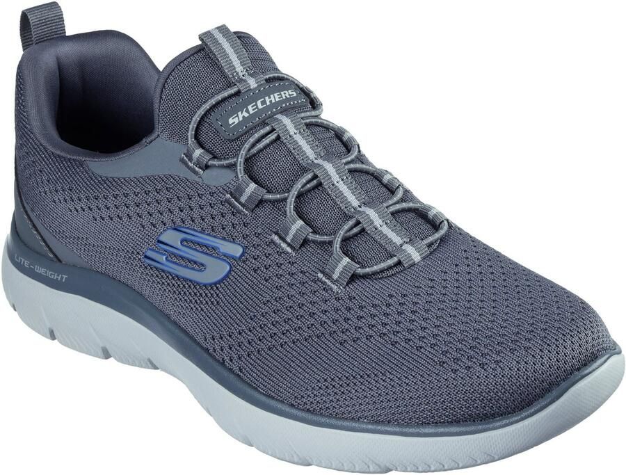 Skechers Summits Tallo Textiel Heren Sneakers Charcoal