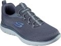Skechers Summits Tallo Textiel Heren Sneakers Charcoal - Antraciet