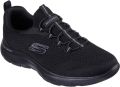 Skechers Summits Tallo Textiel Heren Zwarte Sneakers - Zwart