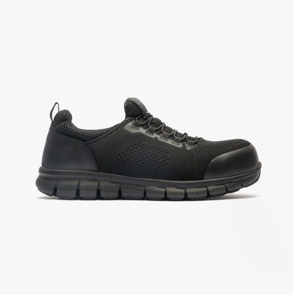Skechers SYNERGY OMAT Heren Slip-On Veiligheidsschoenen Zwart