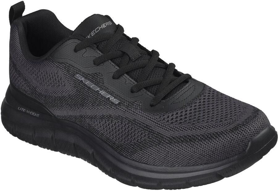 Skechers Track Pohlter Textiele Mannen Zwarte Sneakers