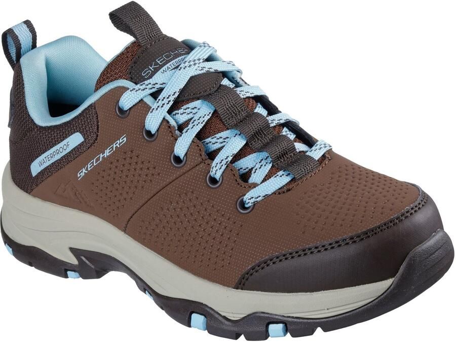 Skechers Trego Trail Destiny Dames Chocolade Wandelschoenen