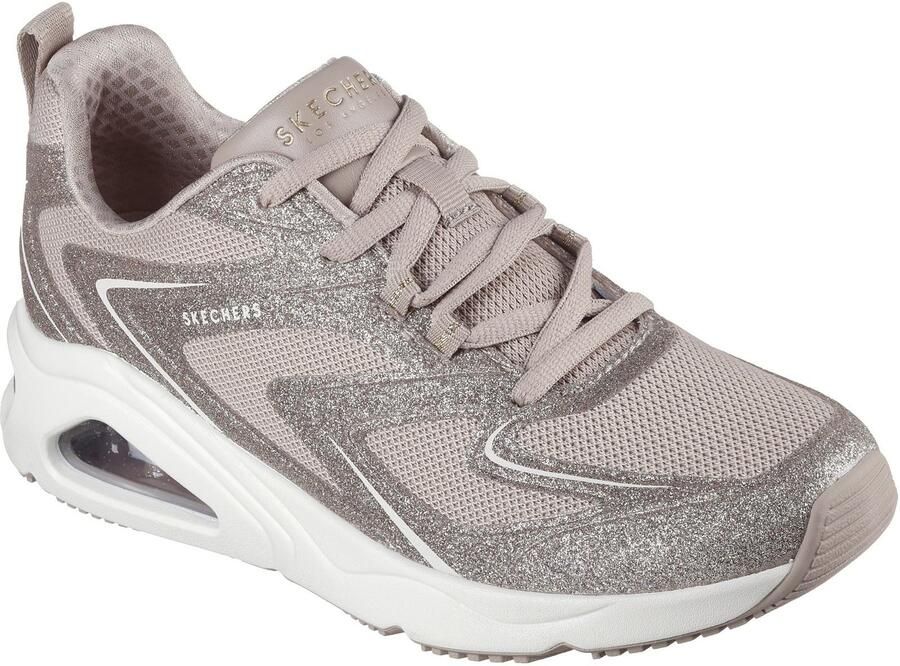 Skechers Tres-Air Uno Glit-Airy Dames Taupe Sneakers