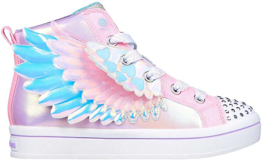 Skechers TwiLites 2.0 hoge sneakers voor meisjes (Roze)