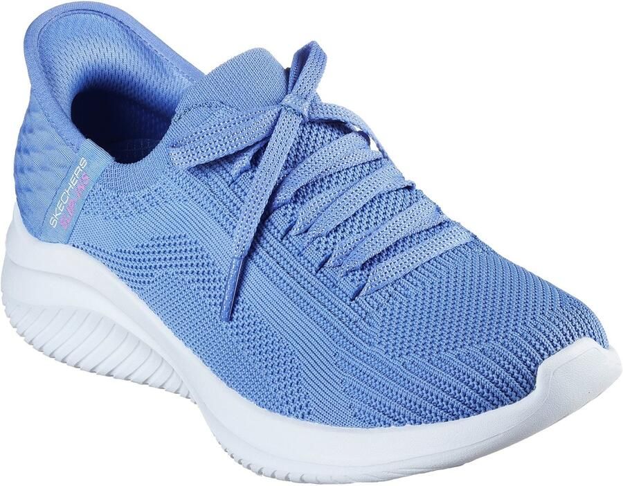 Skechers Ultra Flex 3.0 Brilliant Textiel Dames Periwinkle Sneakers