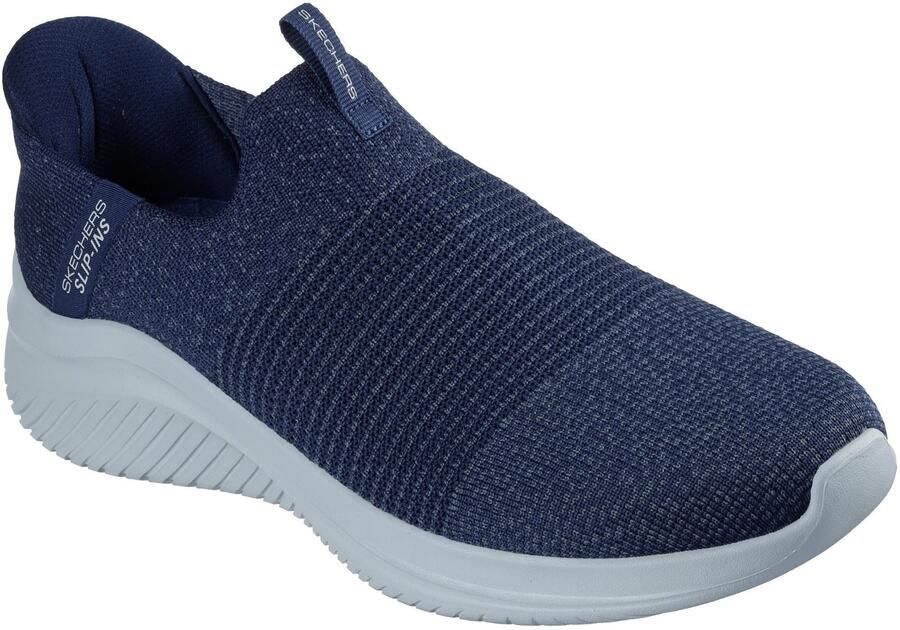 Skechers Ultra Flex 3.0 Nezzo Heren Sneakers Van Polyester In Marineblauw blauw