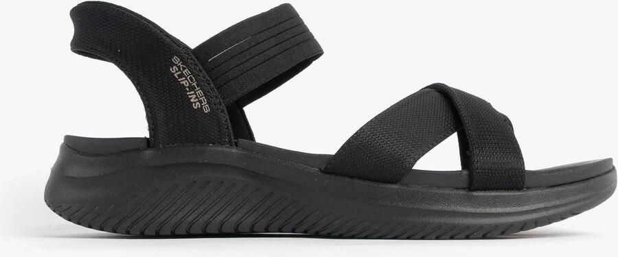 Skechers Ultra Flex 3.0 Nooit Beter Dames Sandalen Zwart