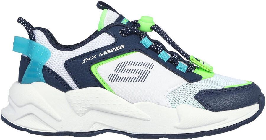 Skechers Ultrasurge instapschoenen voor kinderen (Wit Marine)