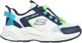 Skechers Ultrasurge instapschoenen voor kinderen (Wit Marine) - Wit