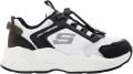 Skechers Ultrasurge instapschoenen voor kinderen (Wit Zwart) - Wit