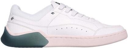 Skechers Unisex Volwassen Cup Classic Leer Lage Sneakers (Wit Groen)