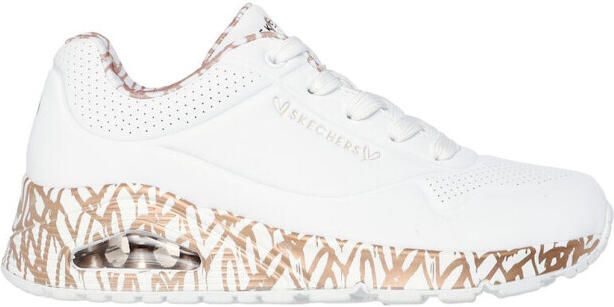 Skechers uno loving love lage sneakers dames -multicolour