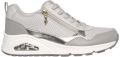 Skechers Uno metallic sliders - Zwart
