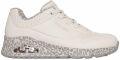 Skechers uno safari time lage sneakers dames - Wit