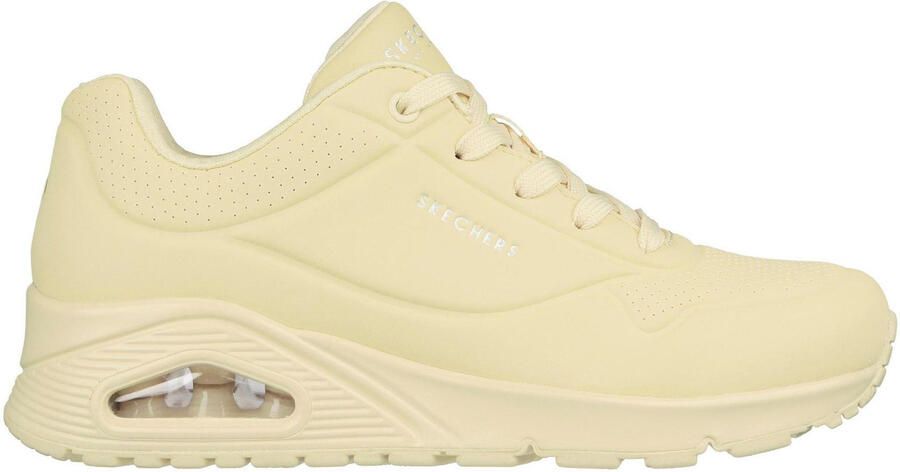Skechers Uno Stand On Air Pastel-sportschoenen voor dames (Geel)