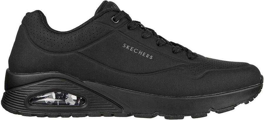 Skechers Uno Stand On Air Skech-Air sportschoenen voor heren (Drievoudig zwart)