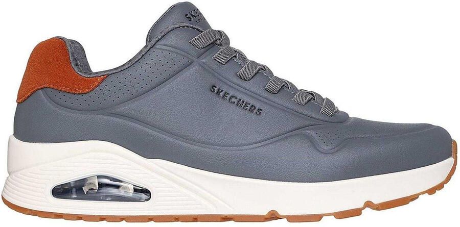 Skechers Uno Stand On Air Skech-Air sportschoenen voor heren (Houtskool)