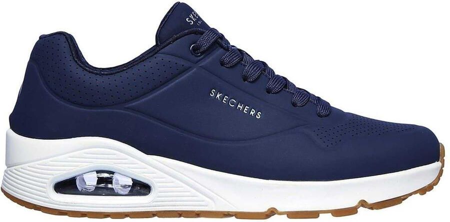 Skechers Uno Stand On Air Skech-Air sportschoenen voor heren (Marine)