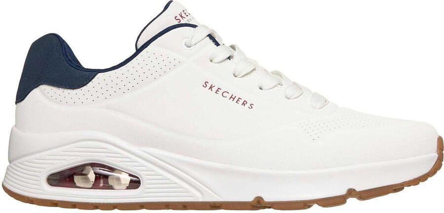 Skechers Uno Stand On Air Skech-Air sportschoenen voor heren (Wit)