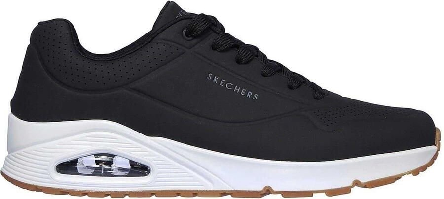 Skechers Uno Stand On Air Skech-Air sportschoenen voor heren (Zwart Wit)
