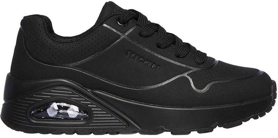 Skechers Uno Stand On Air-trainers voor kinderen (Zwart)