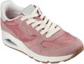 Skechers Uno Vintage Dayz Dames Sneakers Van Leer In Het Roze - Rose