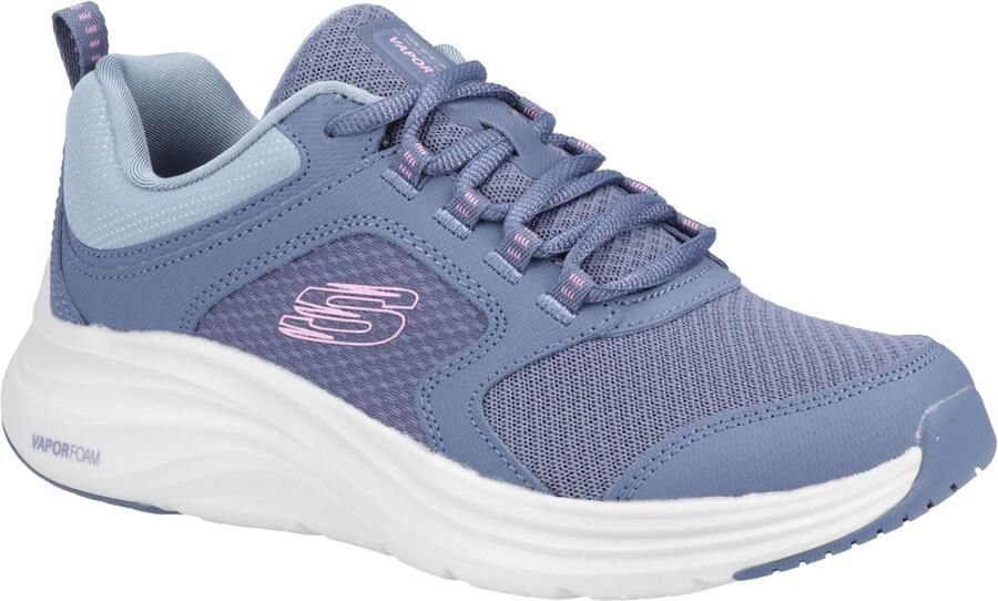 Skechers Vapor Foam Textile Damestrainers Slate Roze